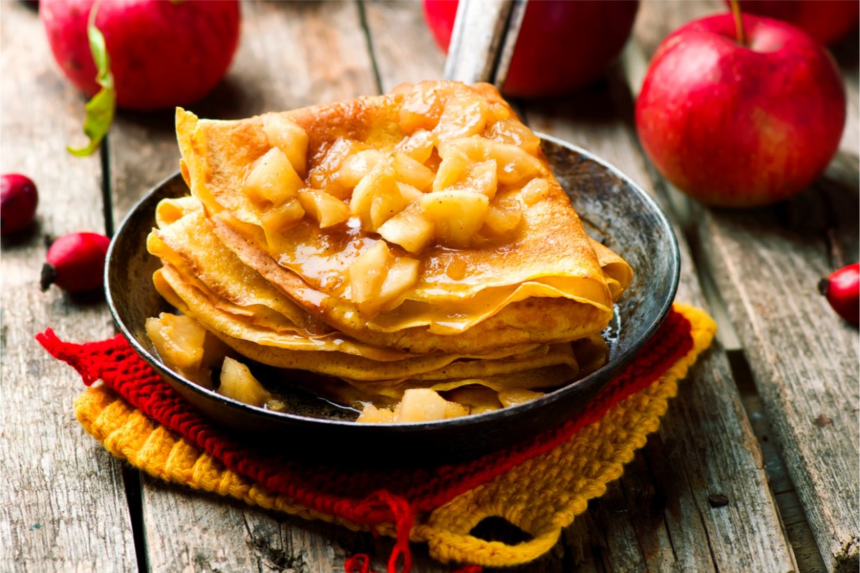 ▲蘋果薄餅也是厲害的蘋果系甜點之一。