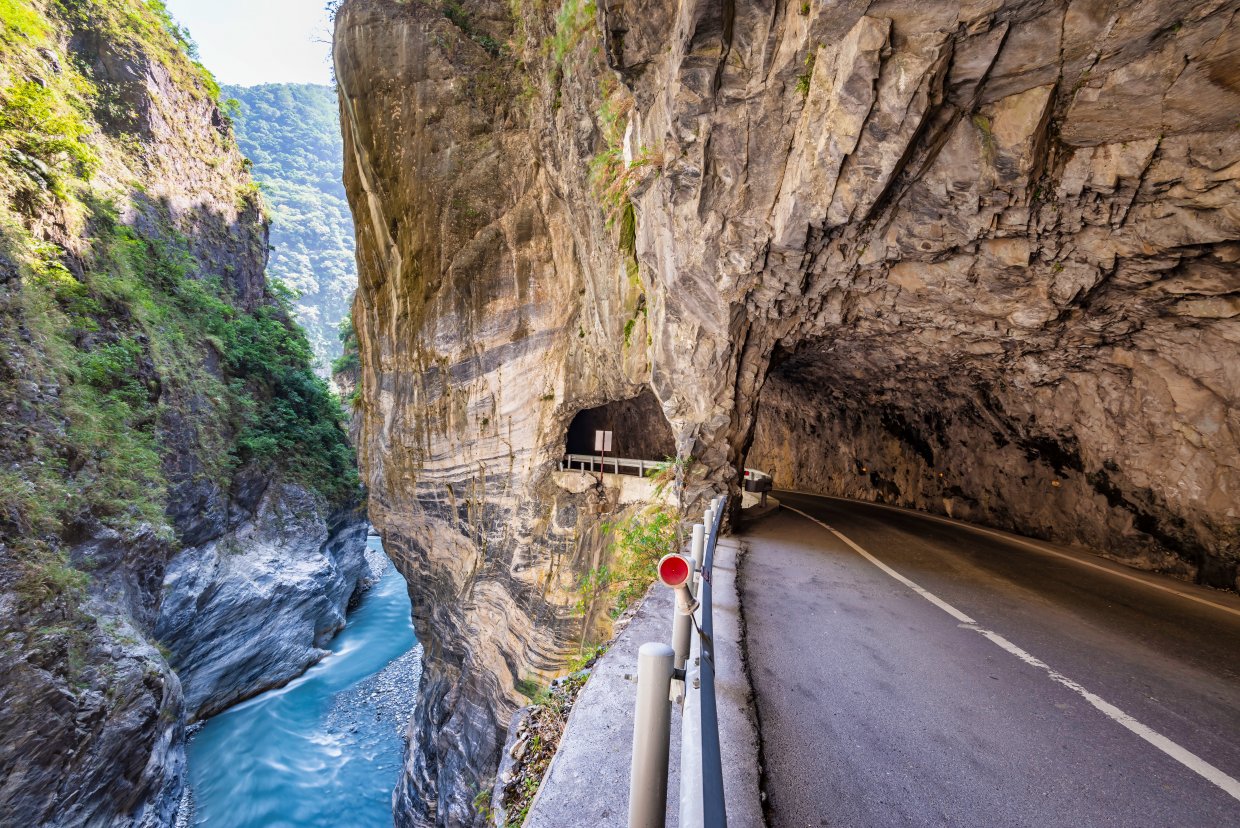 The,Road,Along,At,Taroko,Gorge Taroko,National,Park,,Hualien,,Taiwan 