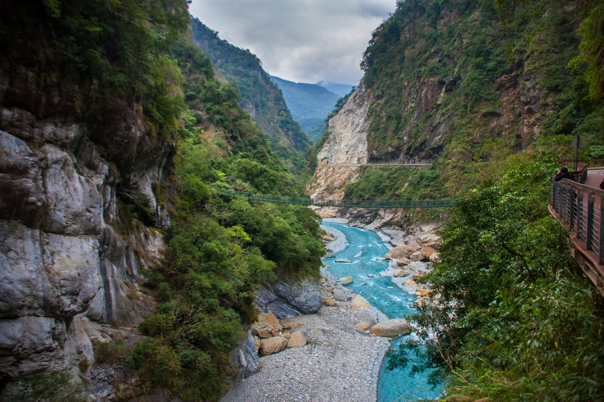 View,Of,Taroko,Gorge,And,Hiking,Trail,Of,Jhuilu,Old