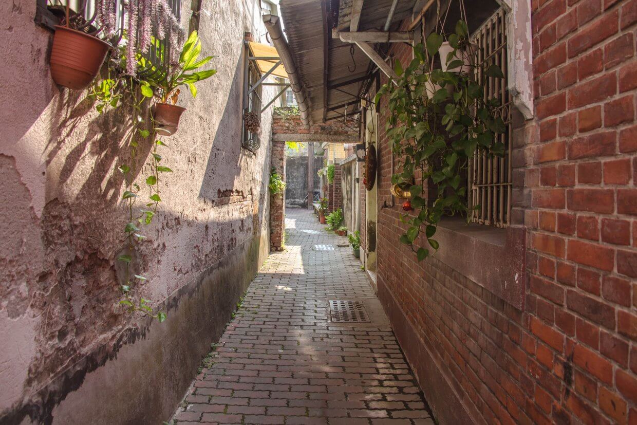 Traditional,Architectural,Street,In,Tainan,,Taiwan